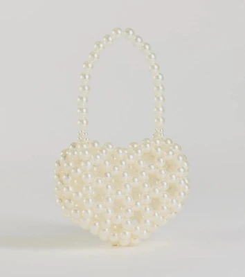 Heart For Pearls Mini Handbag
