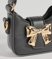 Treat Yourself Bow Accent Mini Handbag