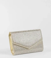 Stunning Glam Rhinestone Envelope Wristlet