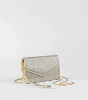 Stunning Glam Rhinestone Envelope Wristlet