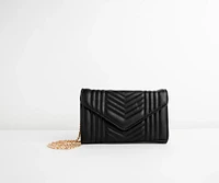 Vertical Quilt Envelope Purse