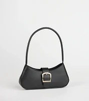 Trendy Girl Buckle Strap Shoulder Bag