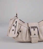 High Rating Buckle Strap Shoulder Bag