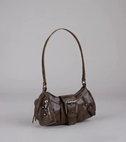 High Rating Buckle Strap Shoulder Bag