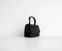 Mini Faux Leather Purse