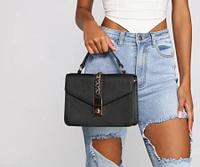 Chic Chain Trim Crossbody Purse