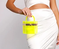 Trend Alert Acrylic Geometric Purse