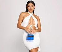 Trend Alert Acrylic Geometric Purse