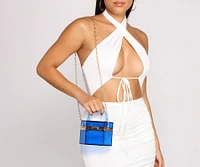 Trend Alert Acrylic Geometric Purse