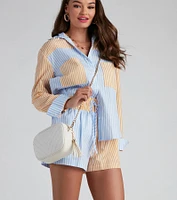 Chic Glamour Quilted Crossbody Purse