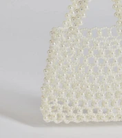 Sweetly Elite Faux Pearl Handbag