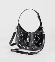 Cool Girl On The Block Studded Shoulder Bag
