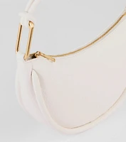 Effortless Chic Faux Leather Shoulder Bag