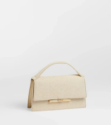 Carry On Top Handle Linen Bag