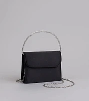 Stylish Endeavor Rhinestone Top Handle Handbag