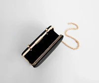Satin Box Clutch