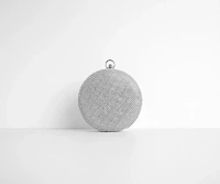 Round And Round Rhinestone Purse