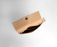High Expectations Glitter Clutch