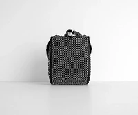 Love Is The Air Rhinestone Bow Wristlet