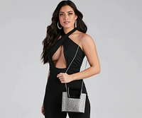 Glam Night Out Rhinestone Tote