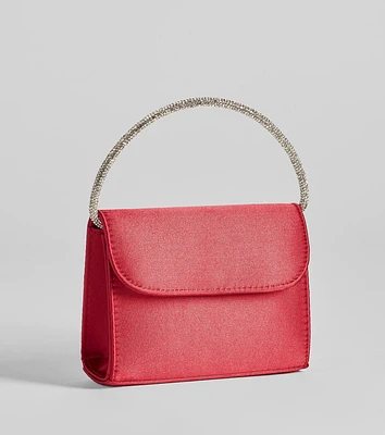 Stylish Endeavor Rhinestone Top Handle Handbag