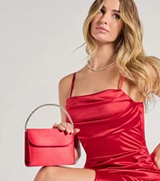 Stylish Endeavor Rhinestone Top Handle Handbag