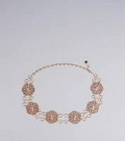 Mystical Charmer Concho Chain Belt