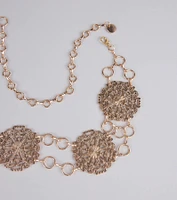 Mystical Charmer Concho Chain Belt