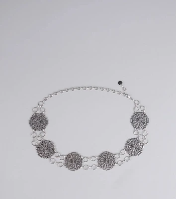 Mystical Charmer Concho Chain Belt