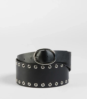 On A New Level Faux Leather Belt