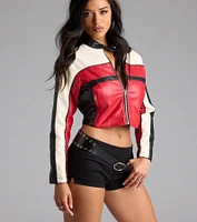 On A New Level Faux Leather Belt