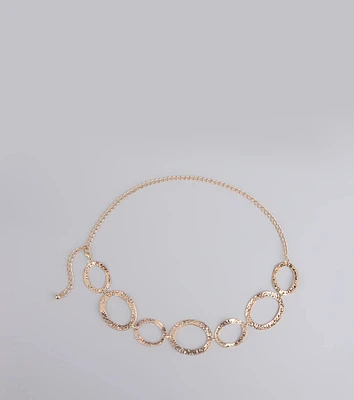 Trendy Element Oval Chain Belt