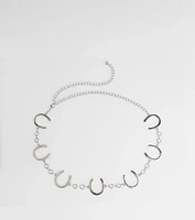 Back In The Saddle Horseshoe Chain Belt