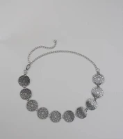 Moving Freely Medallion Chain Belt