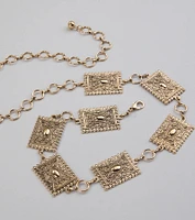 Boho Look Concho Chain Belt
