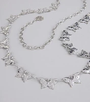 Flutter Goals Butterfly Chain Belt
