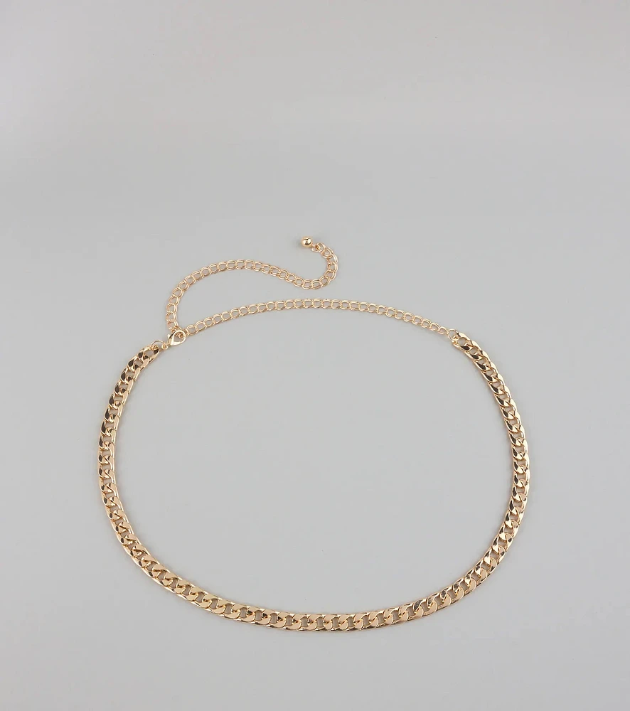 Classic Staple Cuban Chain-Link Belt