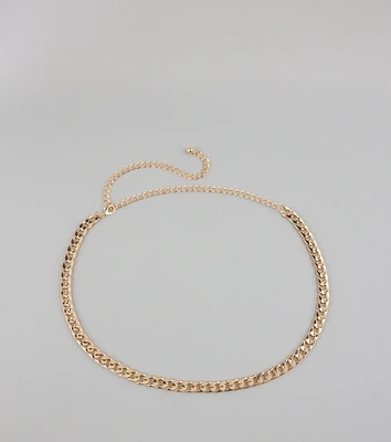 Classic Staple Cuban Chain-Link Belt