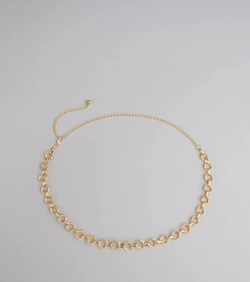 Linked Up Ring Chain Belt