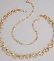 Linked Up Ring Chain Belt
