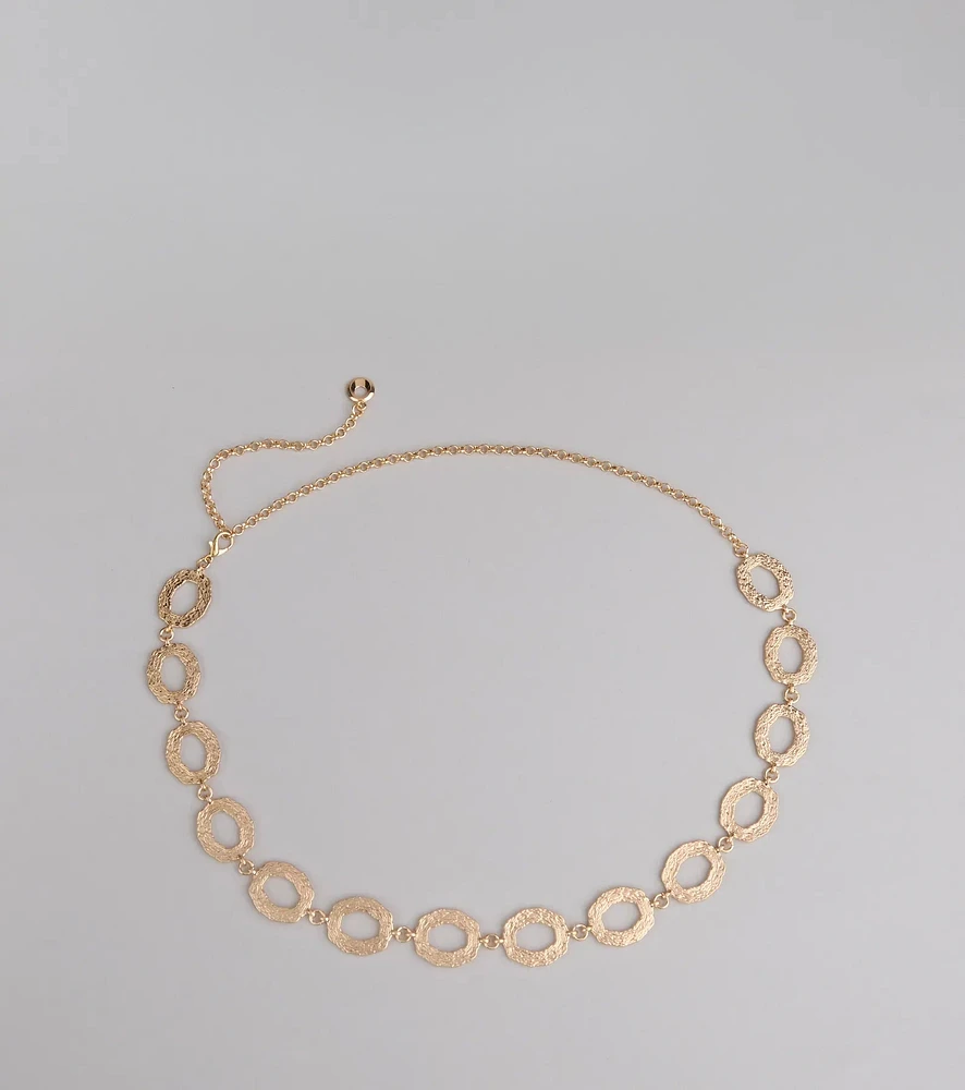 Southern Grace Oval Chain Belt