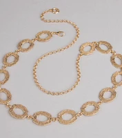 Southern Grace Oval Chain Belt