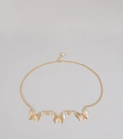 Chic Daydream Butterfly Chain Belt