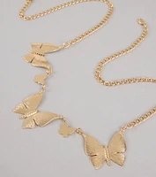 Chic Daydream Butterfly Chain Belt