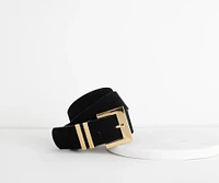Suede Waisted Belt