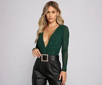 Chic And Cinched Pearl Buckle Belt