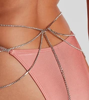 Shimmering Beauty Rhinestone Belly Chain