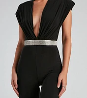 Glam Galore Rhinestone Belt