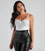 Rings Of Glam Rhinestone Belt