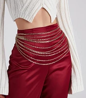 Statement Maker Layered Chain Belt